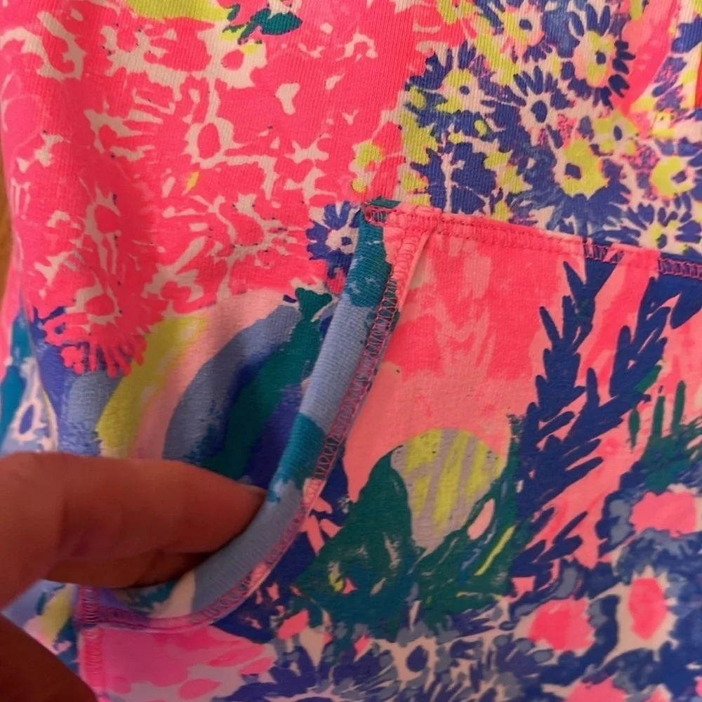 Lilly Pulitzer girls skipper popover in rainbow Soleil size large (8-10) NWOT